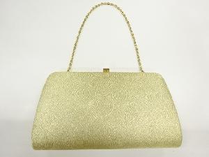 リサイクル　抽象模様織出し和装バッグ